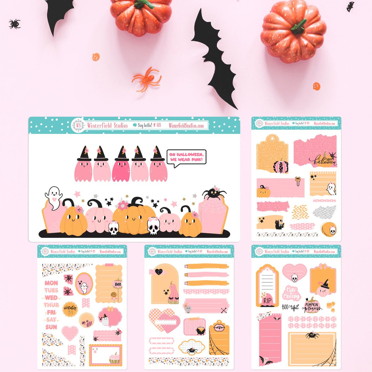 Cute Halloween Bujo Deco Stickers – Paper Kay